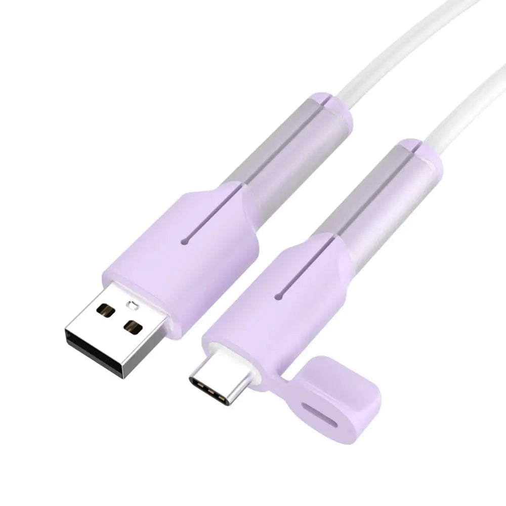 Type C Charger Cable Protector Cord Saver Dustproof Cover Charger Cable Protective Cap Accessories Silicone Silicone Cover