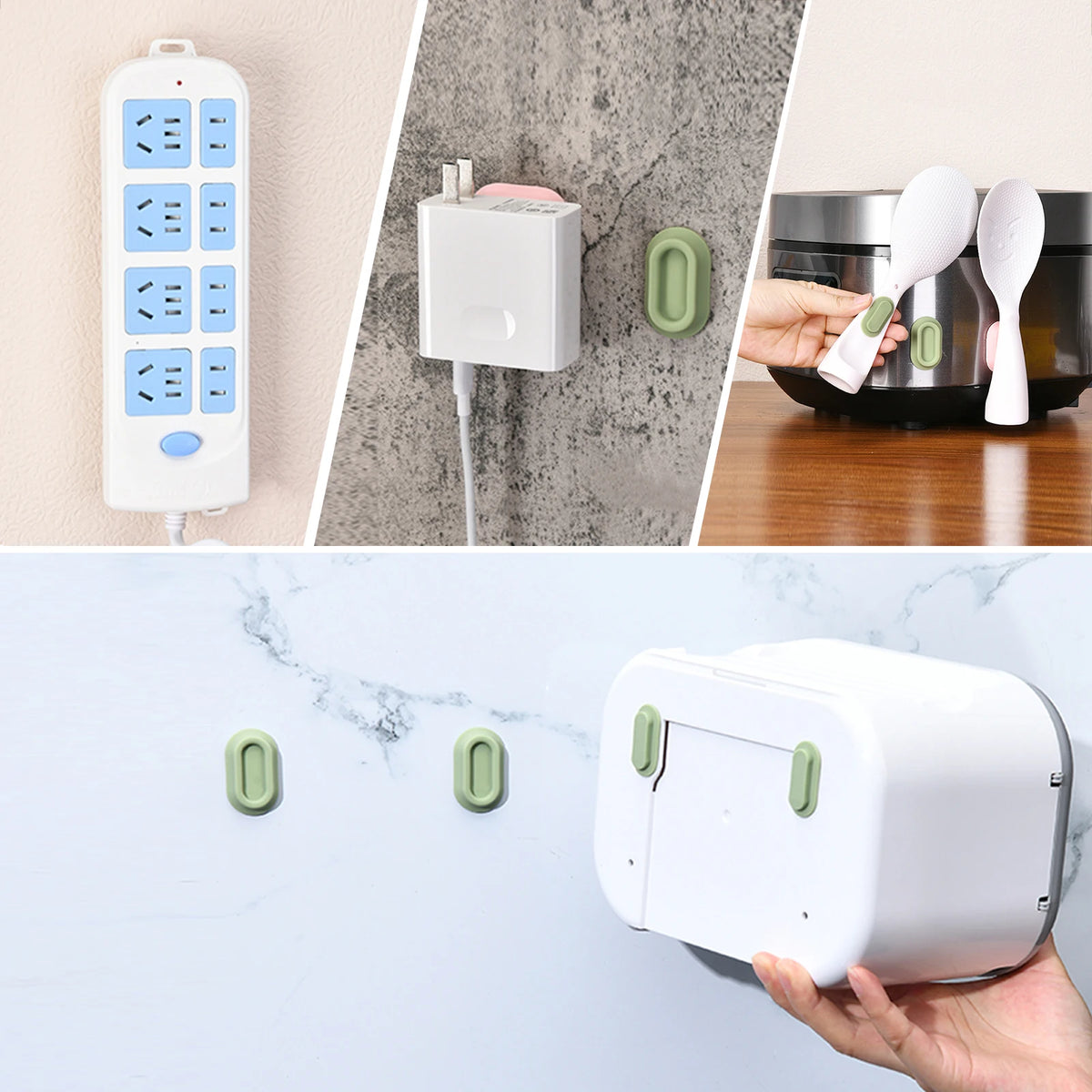 Magnetic Remote Control Bracket, Self-Adhesive Wall Mounted Storage Bracket for Remote Controls, Household Goods Storage