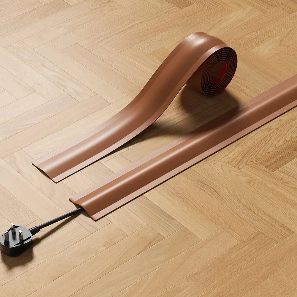 PVC Cord Covers for Wires on Floor Soft Floor Cable Cover Cord Hider Floor Cable Management Cable Protector