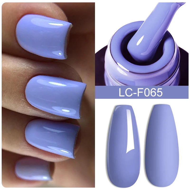 LILYCUTE Milky White Gold Sequins Quick Extension Rubber Base Gel Nail Polish Glitter Extend Construct Hard Gel Nail Art Varnish