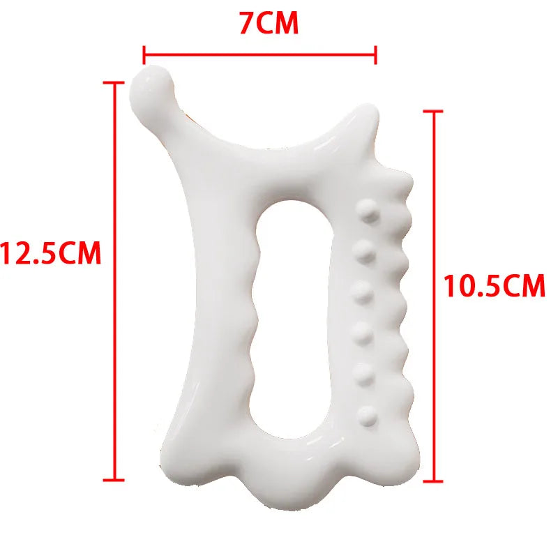 Skin Scraping Massage Tool Face Lift Muscle Relief Massage Board Resinous Static Free Portable Gua Sha Tool Lifting Visage AMGJ1