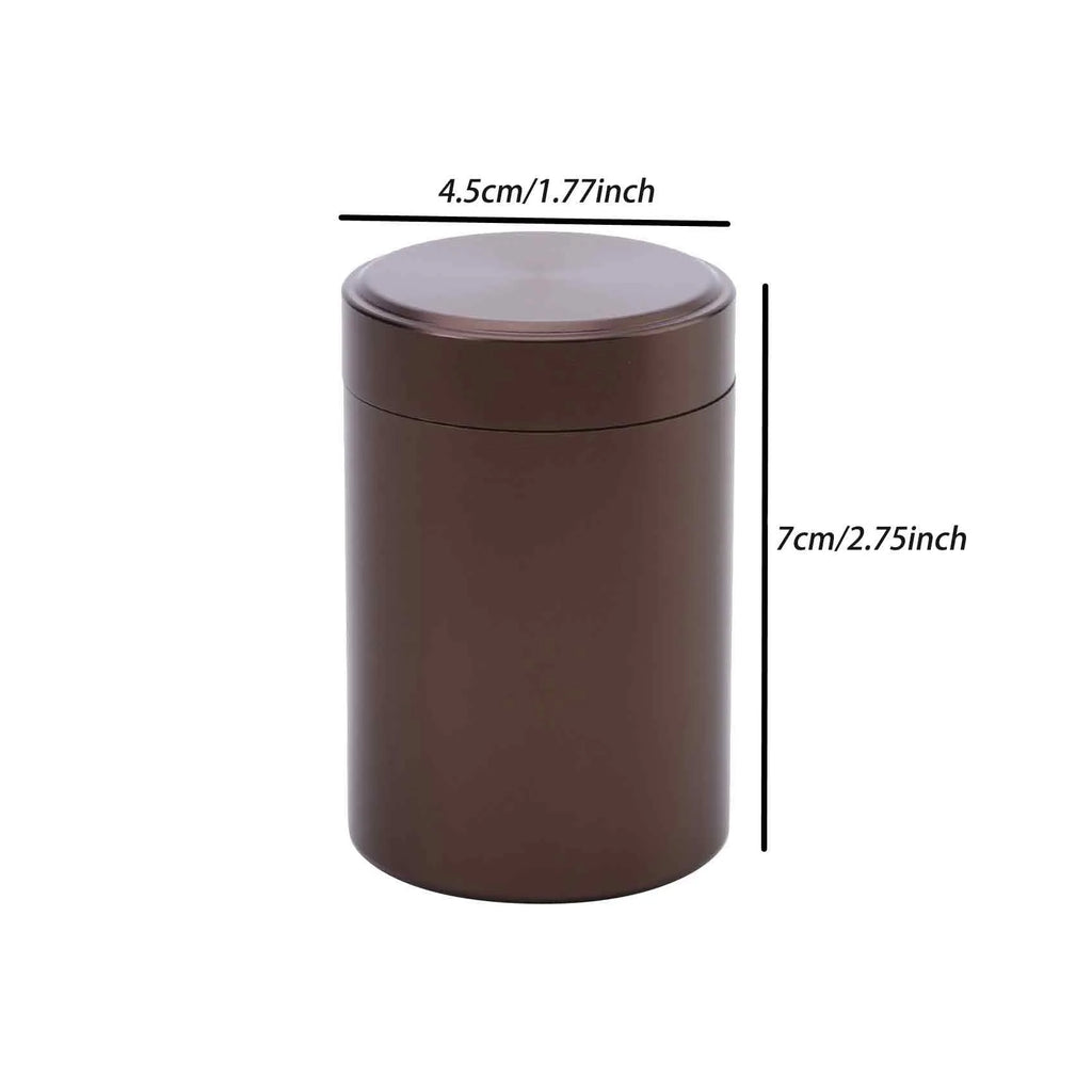 1/3Pcs Mini Metal Box Stainless Steel Tea Can Small Travel Portable Container Jar Sugar Coffee Caddy Organizer Household Storage