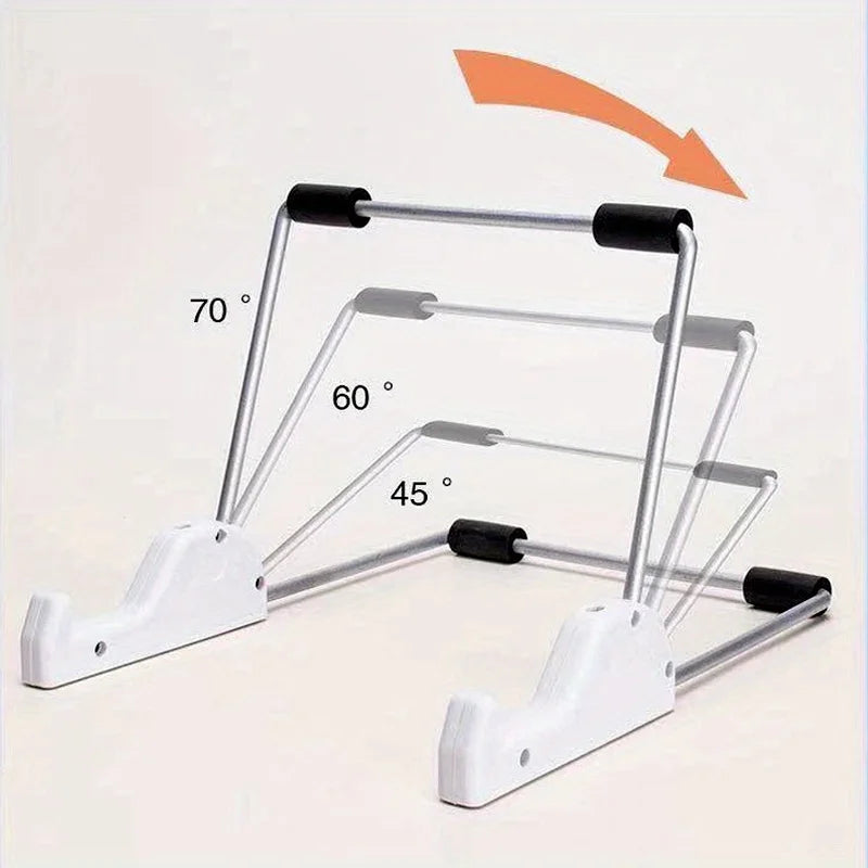 Multi Functional Foldable Tablet Stand - Suitable for Various Devices, Lightweight Laptop Support