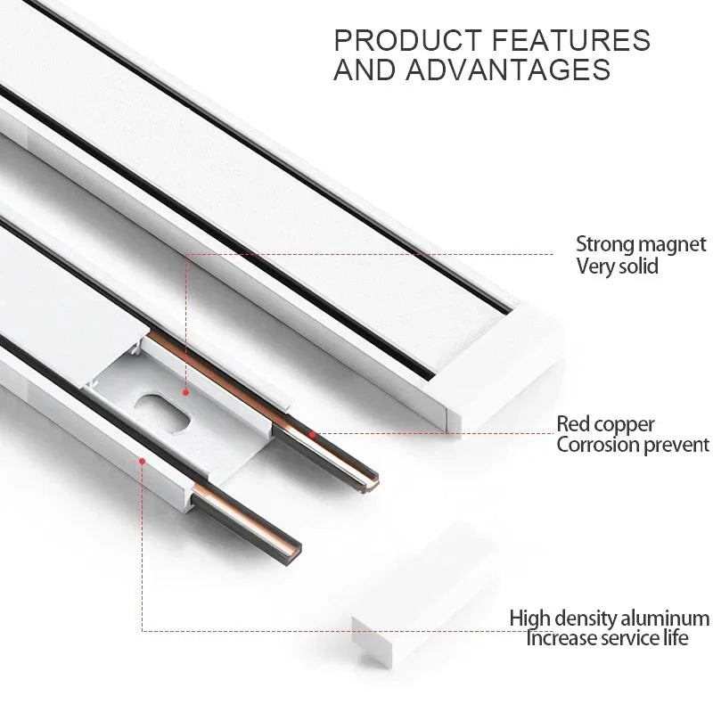 UT-Pro Series Magnetic Track Light LED Rail Lighting Spotlight Lamp Smart Tuya Zigbee Dimmable Ultra Thin Indoor Surface Mounted