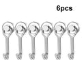 6/12/20pcs Magnetic Hook Heavy Duty Magnet Hook with Swivel Hook for Kitchen, Locker, Refrigerator, Key
