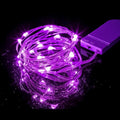 LED Fairy Lights Battery Operated String Lights Waterproof Silver Wire Firefly Starry Lights  Wedding Party Xmas Christmas Decor
