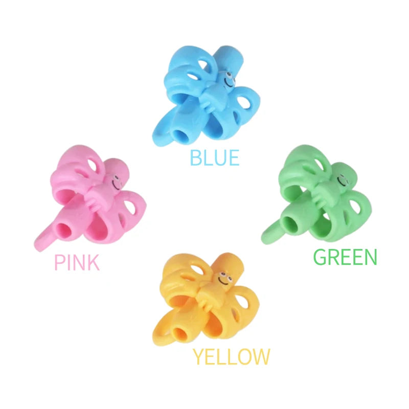 1pcs Children Writing Pencil Pan Holder Kids Learning Practise Silicone Pen Aid Grip Posture Correction Device for Students