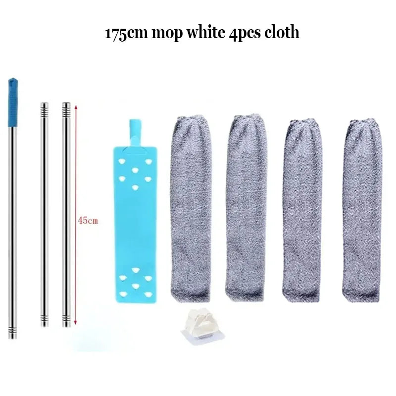 Telescopic Long Handle Broom For Home Blinds Dust Microfiber Brushes To Install Easy To Use Household Cleaning Tools