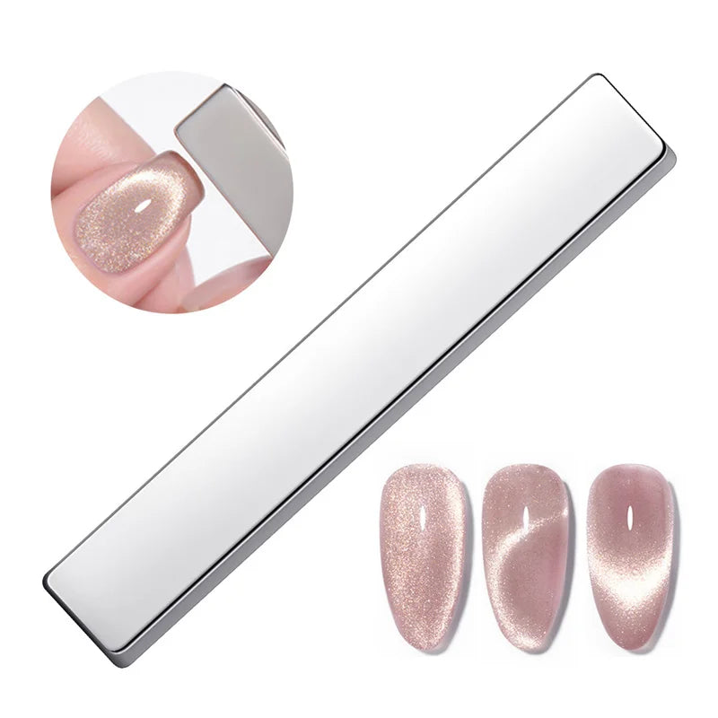 1Pcs Superconducting Magnetic Cat Eye Nail Tool Love Magnet with Special Nail Oil Glue for Salon-quality Nail Care at Home