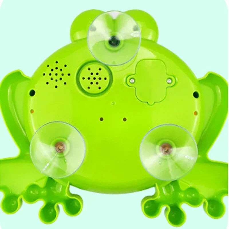New Baby Bath Bubble Machine Crabs Frog Music Kids Bath Toy Bathtub Soap Automatic Bubble Maker Baby Bathroom Toy for Children