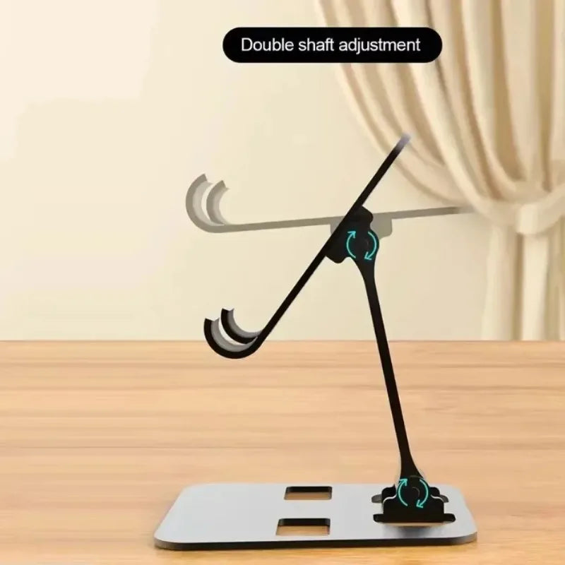 Universal Mobile Phone Holder Foldable Desk Phone Holder Mount Stand For iPhone 12-17 Tablet Desktop Aluminum Alloy Holder