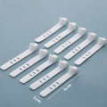 The transparent plastic Data Cable Storage Box household cable MobilePhone Charger Charging Cable Finishing Box Divided Grid Box