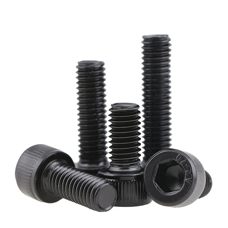 10pcs/lot Hexagon Allen Hex Socket Cup Head Screw Bolts M2 M2.5 M3 M4 M5 M6 M8 Grade 12.9 A2-70 Carbon Steel Din912