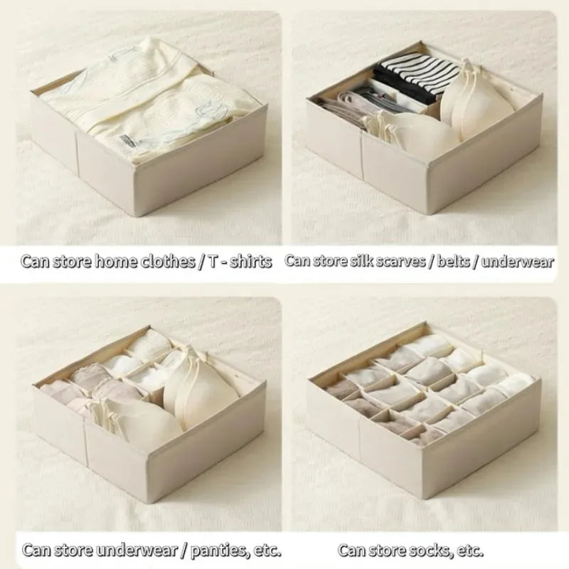 Drawer Underwear Storage Organizer Socks and Bra Pants Storage Box Cabinet Drawer Organizer for Clothes Ties Wardrobe Clothes