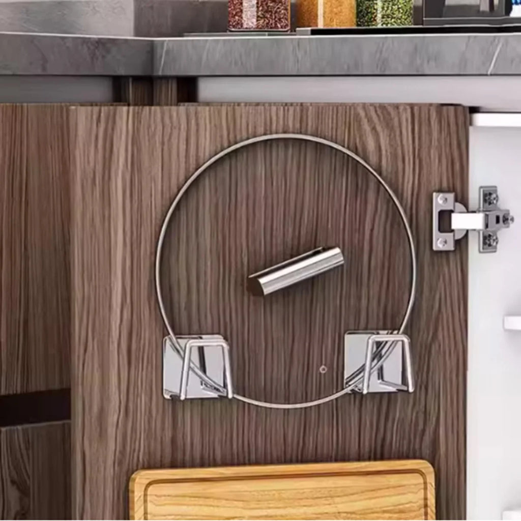 Stainless Steel Sink Sponge Holder Sponge Steel Ball Paste Inner Wall of Sink Kitchen Utensils