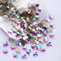 K9 Wholesale Mixcolor love diamonds flat bottomed irregular diamonds flat bottomed glass diamonds nail accessories diamonds