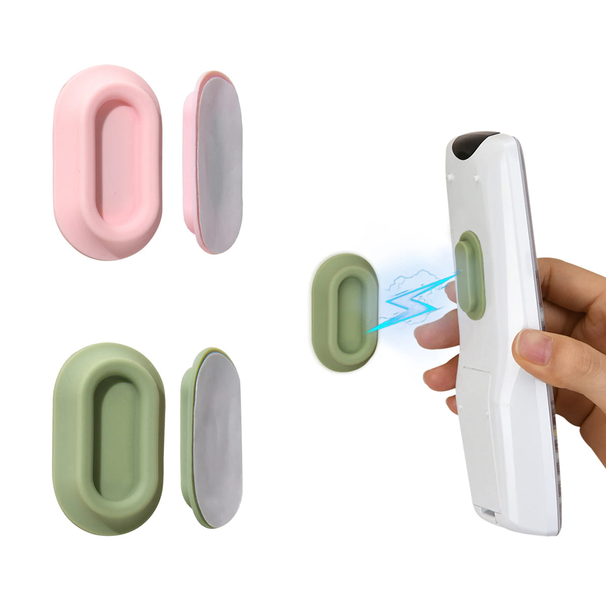 Magnetic Remote Control Bracket, Self-Adhesive Wall Mounted Storage Bracket for Remote Controls, Household Goods Storage