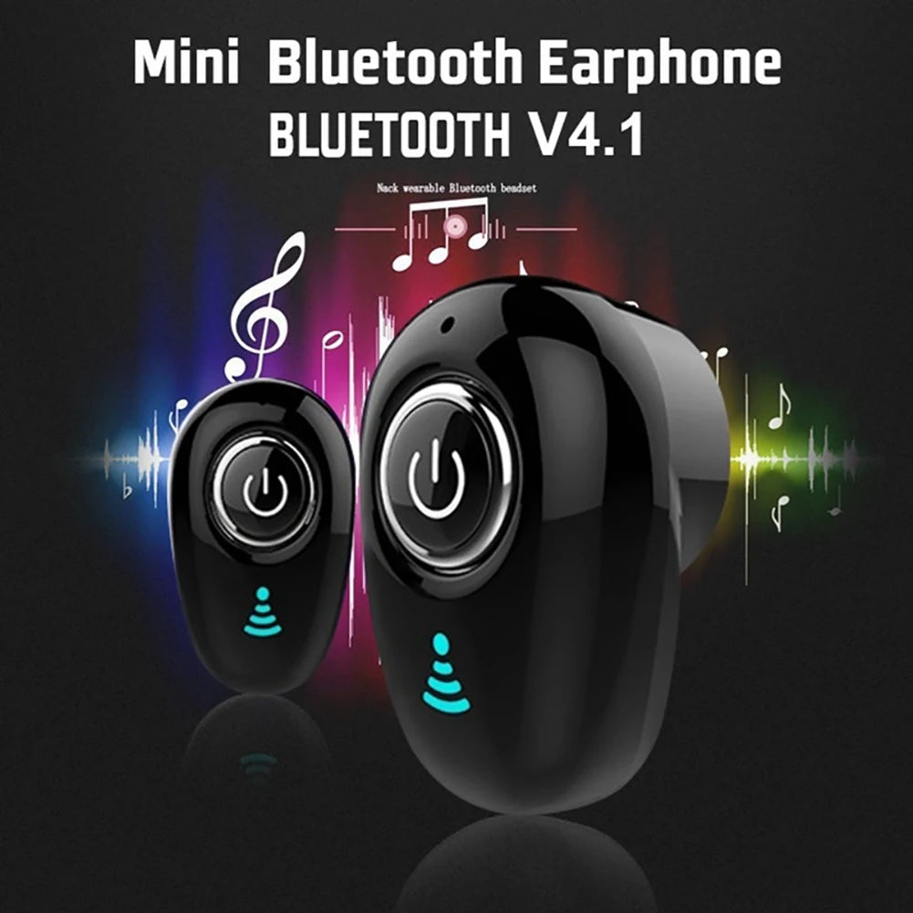 Mini In Ear  4.1 Stereo  Headset Earphone Invisible Wireless Sport Handsfree Earphone Wireless Stereo Earphone