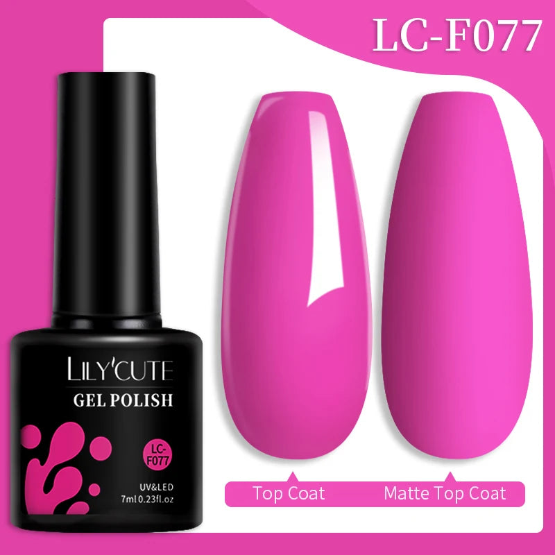 LILYCUTE 7ml Reflective Glitter Nail Gel Polish Effect Sparkling Soak Off Gel Semi Permanent For Manicure Nail Art UV Nail Gel