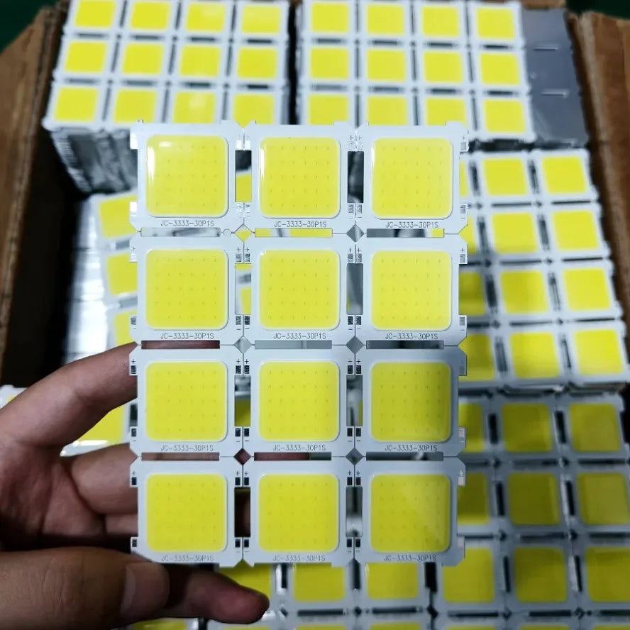 6 Light Colors 100~10PCS 3V LED COB Integrated Chip High Brightness Spotlight Tube Light Portable Camping Light Bulb Accessories