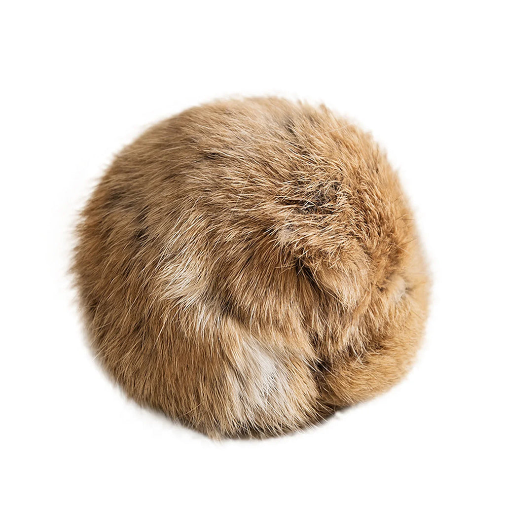 1/2/3/6Pcs Rabbit Fur Catnip Toy Balls Bite Resistant Interactive Chasing Plush Balls Self Play Stress Relief Kitten Toy 2026