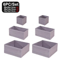 Oxford Drawer Organizer Underwear Bra Storage Box Foldable Wardrobe Storage Containers Separator Clothes Organizing Boxes