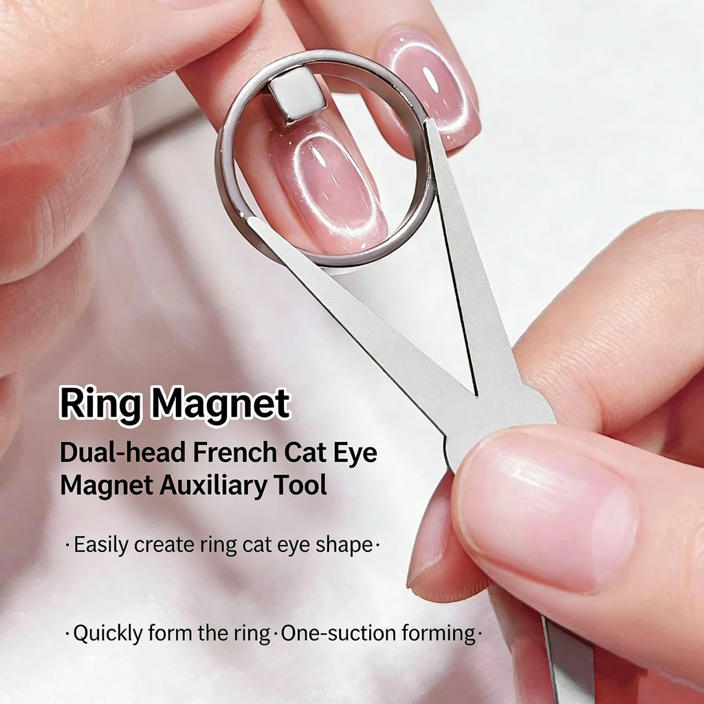 Nailpop Ring Cat Eye Magnet Nail Art Tool 23cm Diameter Strong Magnetic For DIY Halo Cat Eye Nails Design For Home Salon Use