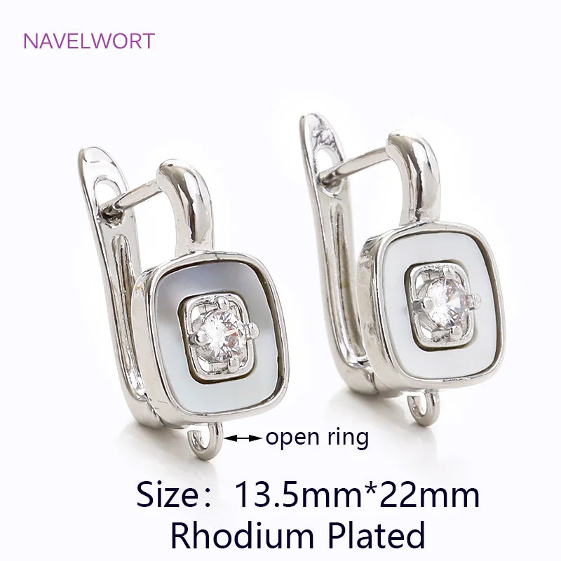 Multi Styles 18K Gold Plated Brass Shvenzy Earring Hooks Ear Wire Fastener,Accessories For Earrings,DIY Jewelry Making Supplies