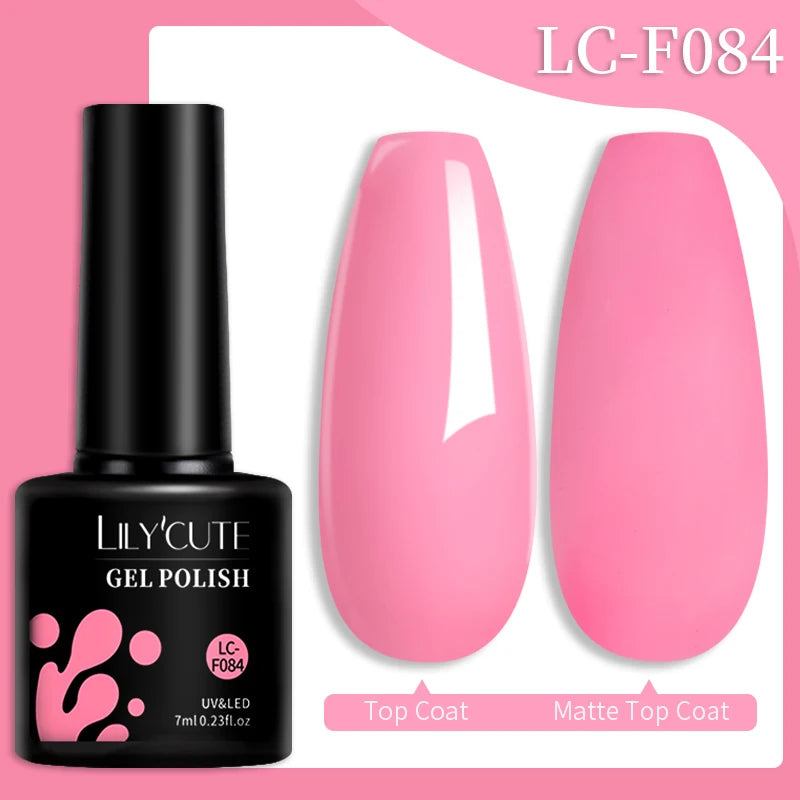 LILYCUTE 7ml Reflective Glitter Nail Gel Polish Effect Sparkling Soak Off Gel Semi Permanent For Manicure Nail Art UV Nail Gel