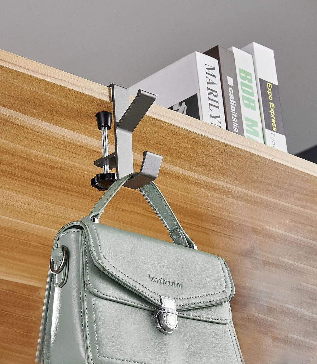 Portable Hanging Bag Hook Student Desk Side Hanging bag Artifact Removable mobile Handbag Holders Multi-functional Table Hook