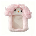 Japanese Style Sanrio Plush Card Holder, Cute Cartoon Campus Card Case for Students Portable Card Protector