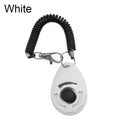 Pet Training Clicker with Wrist Strap, Adjustable Sound Clicker, Portable Keychain Training Tool for Dogs Cats Birds Horses
