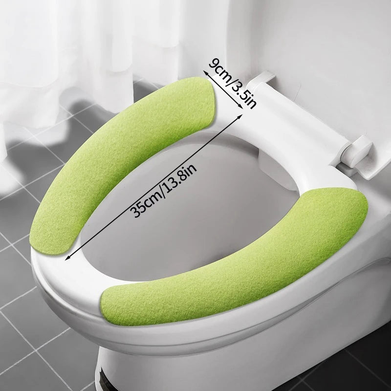 Reusable Toilet Seat Covers Universal Warm Plush Closestool Mat Washable  Warm Toilet Seat Cushion  Bathroom Accessories