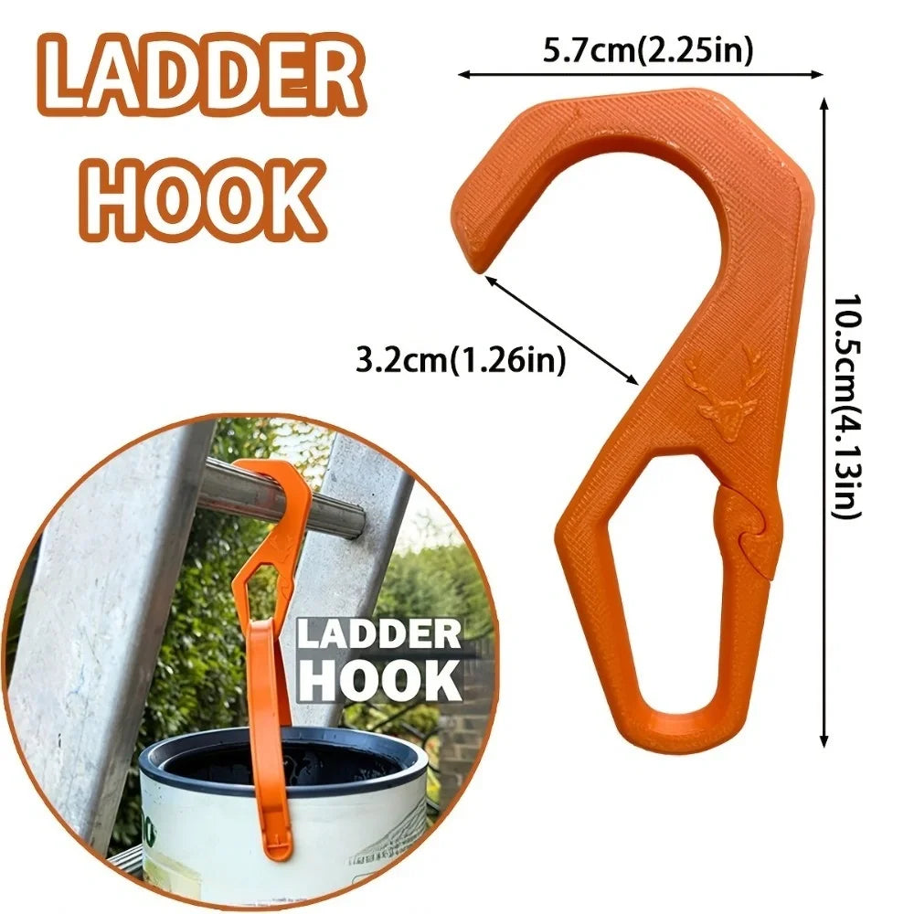 Household Staircase Hook, Installed on the Ladder, Makes It Convenient for You to Repair the Walls and Roof of Your House.