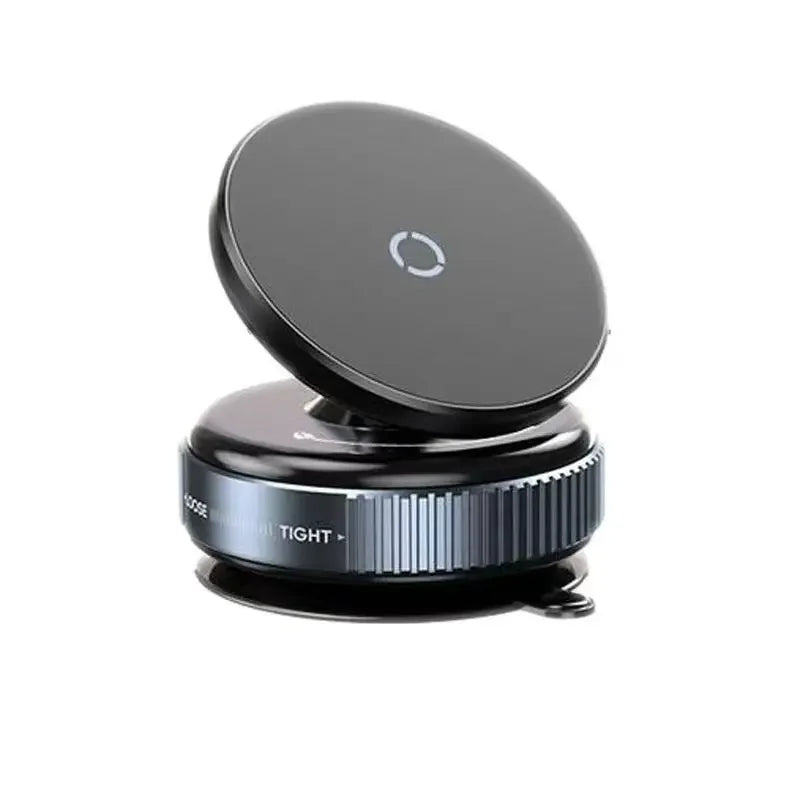 360° Rotatable Vacuum Suction Magnetic Car Phone Mount, Strong Suction Cup Magnet Phone Holder for Dashboard Windshield