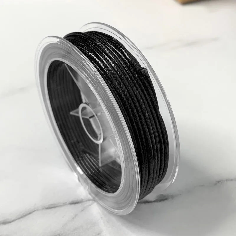 0.5/1/1.5/2/3MM LineWaxed Cord Cotton Thread String Strap Necklace Rope Bead Bracelet for DIY Jewelry Making Supplies