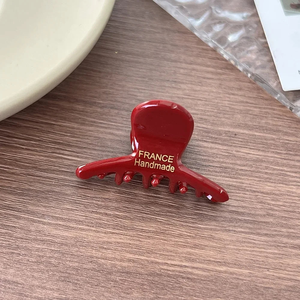 Fashion French Hair Claw Clips Elegant Retro Crab Shark Clip Acetate High Ponytail Holders for Women Girls