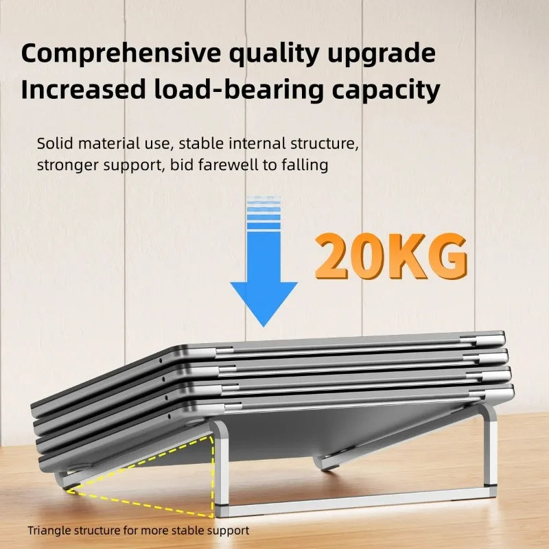 Adjustable Laptop Stand Aluminum Folding Computer Tablet Holder Notebook Tablelaptop Stand for Heat Dissipation