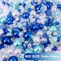 One Bag Japanese Mixed Kawaii Half Round Pearl Resin Nail Art Charms 3D Fashion Cartoon Nail Decoration DIY Manicure Accessories