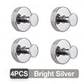 Suction Cup Hook Stainless Steel Punch-free Hooks Waterproof Wall Mount Strong Adsorption Hooks Reusable Kitchen Bathroom Hook