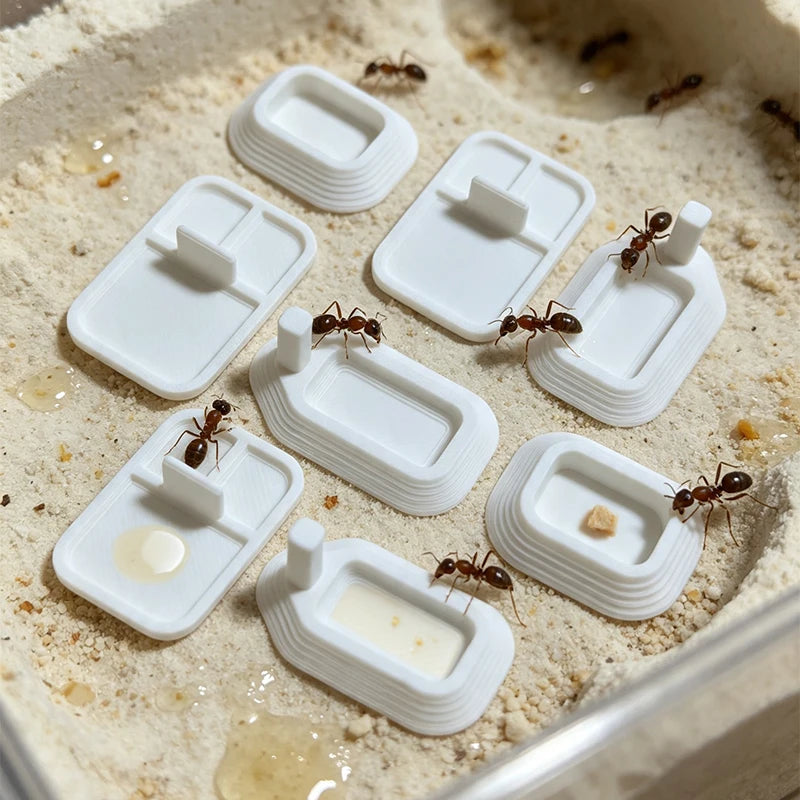 Ant Farm 3D Printing Feeding Basin Ant Water Bowl Ant Feeding Container Tool Ant House Food Feeder Ant Nest Accessories
