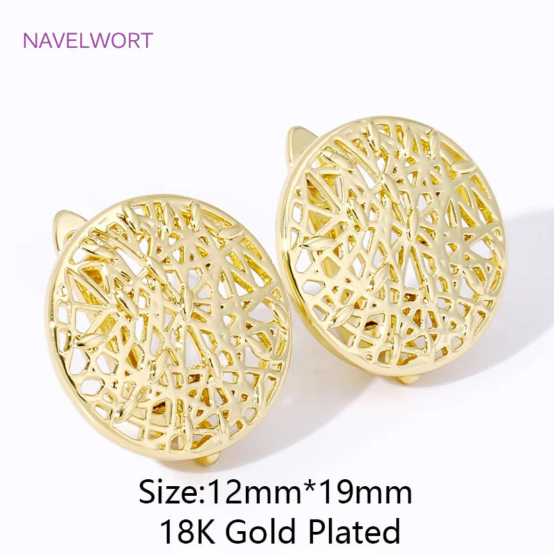 Multi Styles 18K Gold Plated Brass Shvenzy Earring Hooks Ear Wire Fastener,Accessories For Earrings,DIY Jewelry Making Supplies