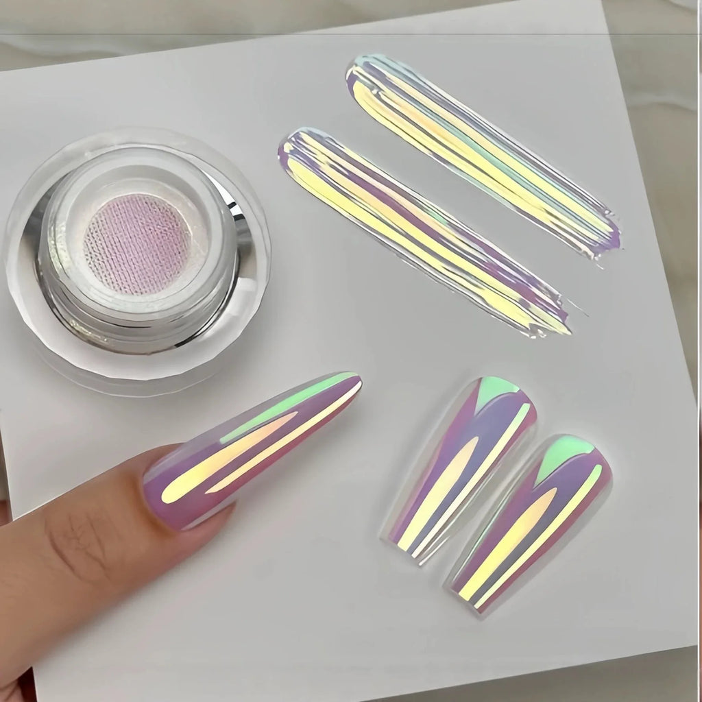 Air Cushion Japanese Unicorn Neon Powder Human Fish Powder Macaron Magic Mirror Powder Aurora Glitter 0.8g