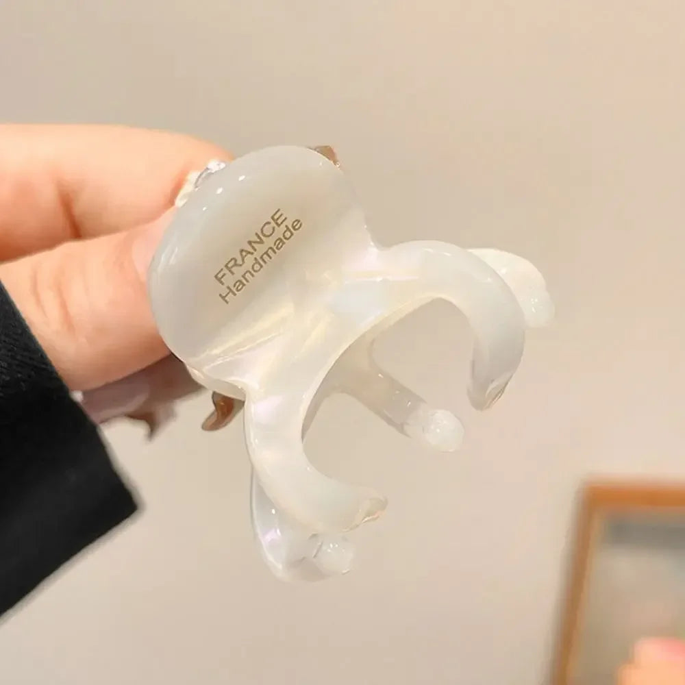 Fashion French Hair Claw Clips Elegant Retro Crab Shark Clip Acetate High Ponytail Holders for Women Girls