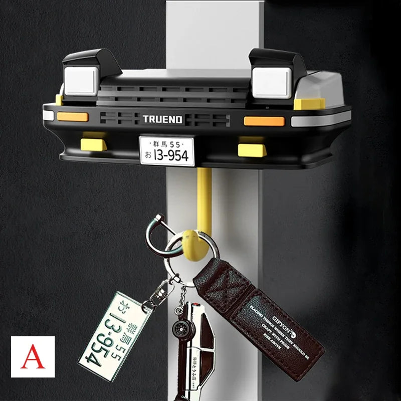 AE86 Car Headlight Keychain Decoration Wall-mounte  Key Storage Rack | Cool Automotive-Themed Keychain Holder Car Enthusiasts