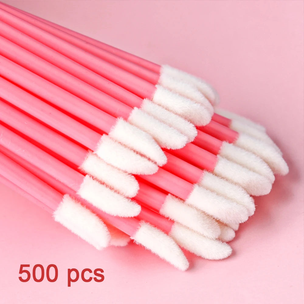 50/1000pcs Lip Gloss Applicator Wand Wholesale Lip Brushes Applicators Eyelashes Brush Lipstick Brush Makeup Beauty Supplie Tool