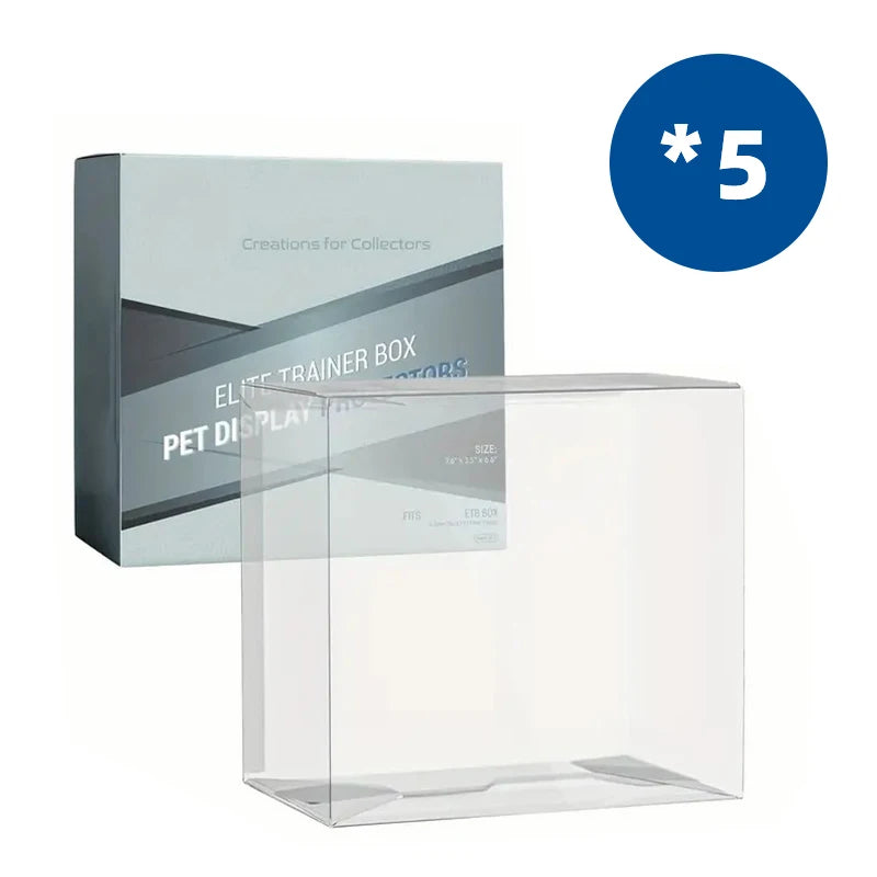 5/10 Packaging: PET Plastic ETB Protective Cover Suitable for Elite Training Boxes