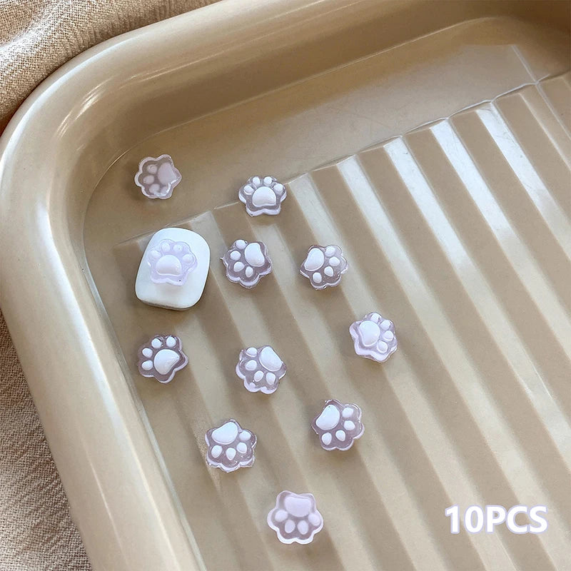 10pcs Nail Art Charms Resin Mini Cherry Strawberry Nail Art Flat Back Stone Figurines Scrapbook DIY Jewelry Decor Crafts