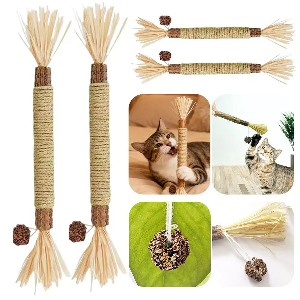Catnip Teeth Grinding And Biting Stick Teasing Cat Stick Teasing Cat Toy Bell Teeth Grinding And Biting Stick