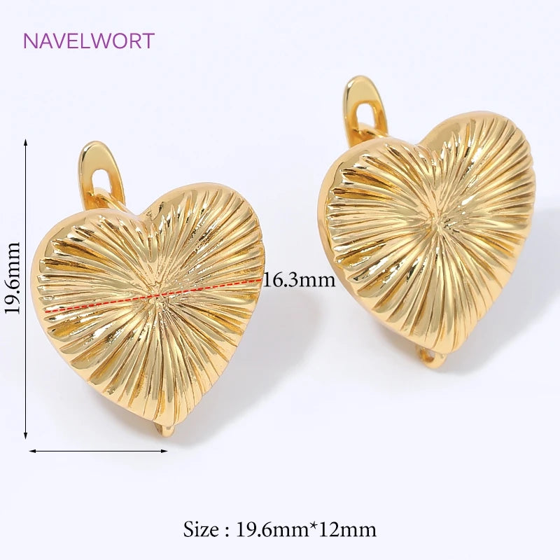 Multi Styles 18K Gold Plated Brass Shvenzy Earring Hooks Ear Wire Fastener,Accessories For Earrings,DIY Jewelry Making Supplies